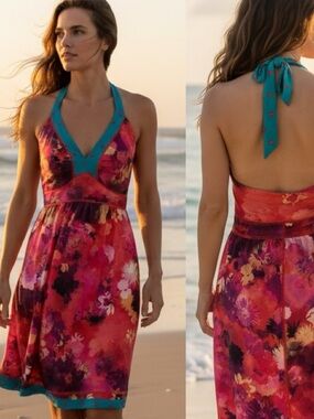 North Face Echo Lake Vibrant Halter
Dress UPF 50 Size SP